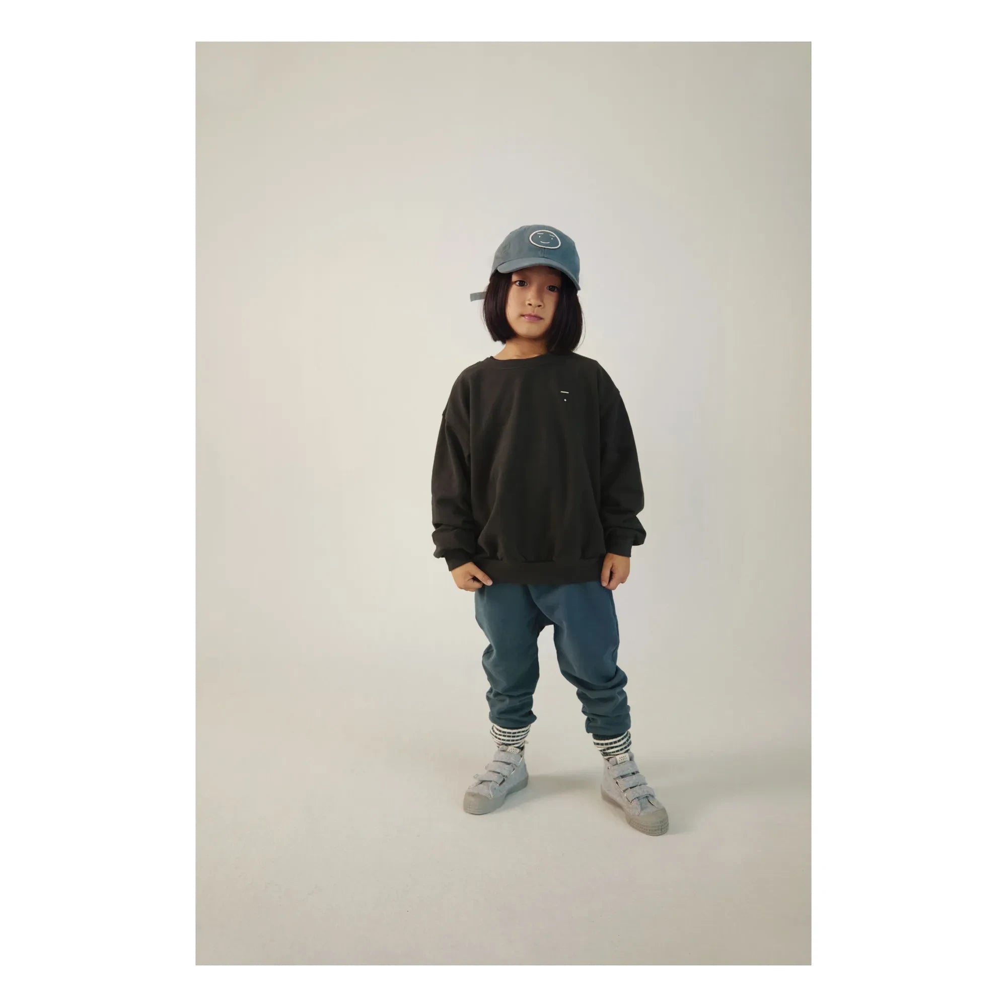 Gray Label - Gorro de algodón orgánico | Azul verde