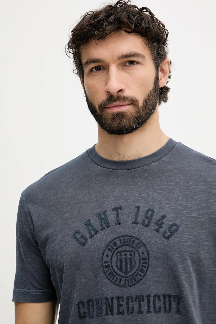 Camiseta de algodón para hombre Gant
