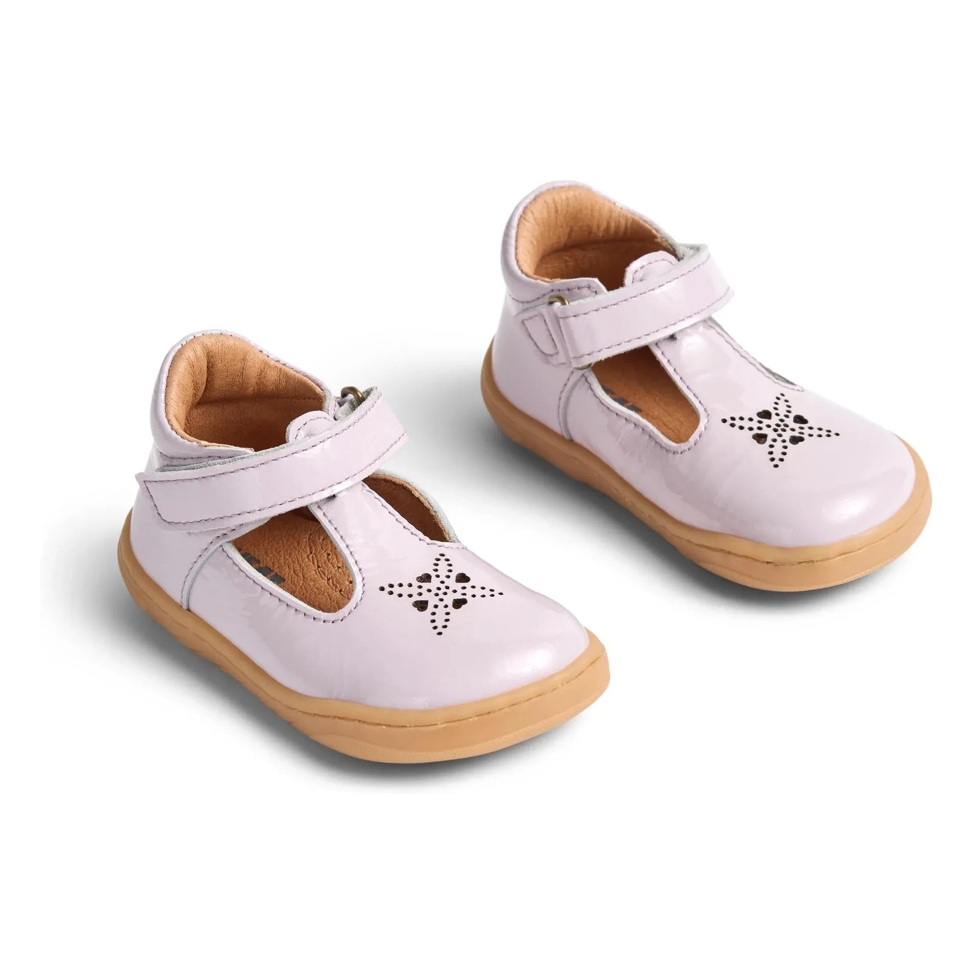 Wheat - Sandalia Mary Jane Sinne Etoile Cuir | Rosa Claro