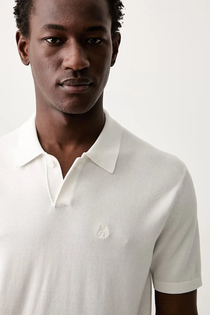 Polo de algodón con cuello para hombre Marc O'Polo