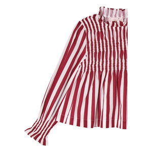 Tutu du Monde - Blusa a rayas Laurel | Borgoña