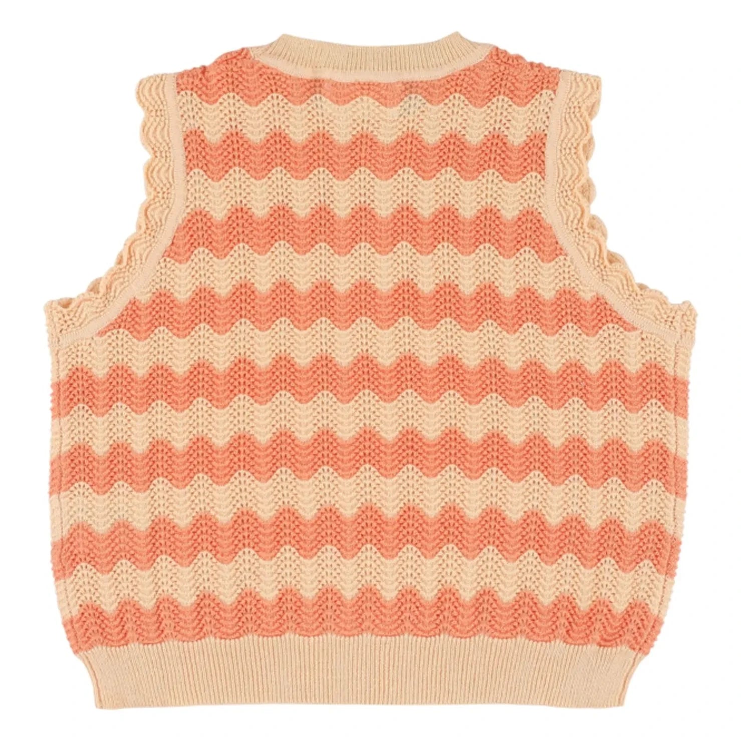 Morley - Xelmo Wave Top de ganchillo | Naranja