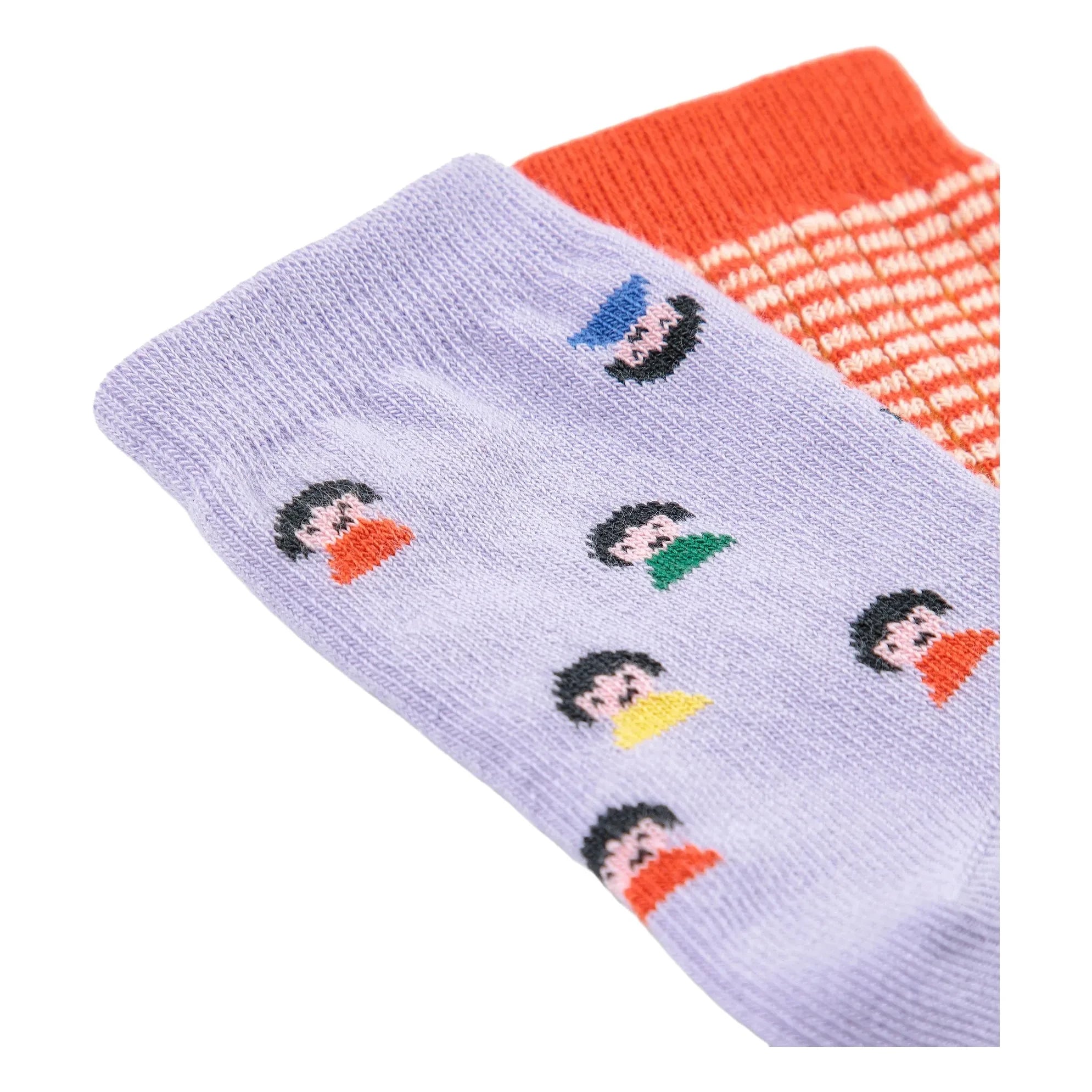 Bobo Choses - Set de 2 pares de calcetines de algodón orgánico | Naranja