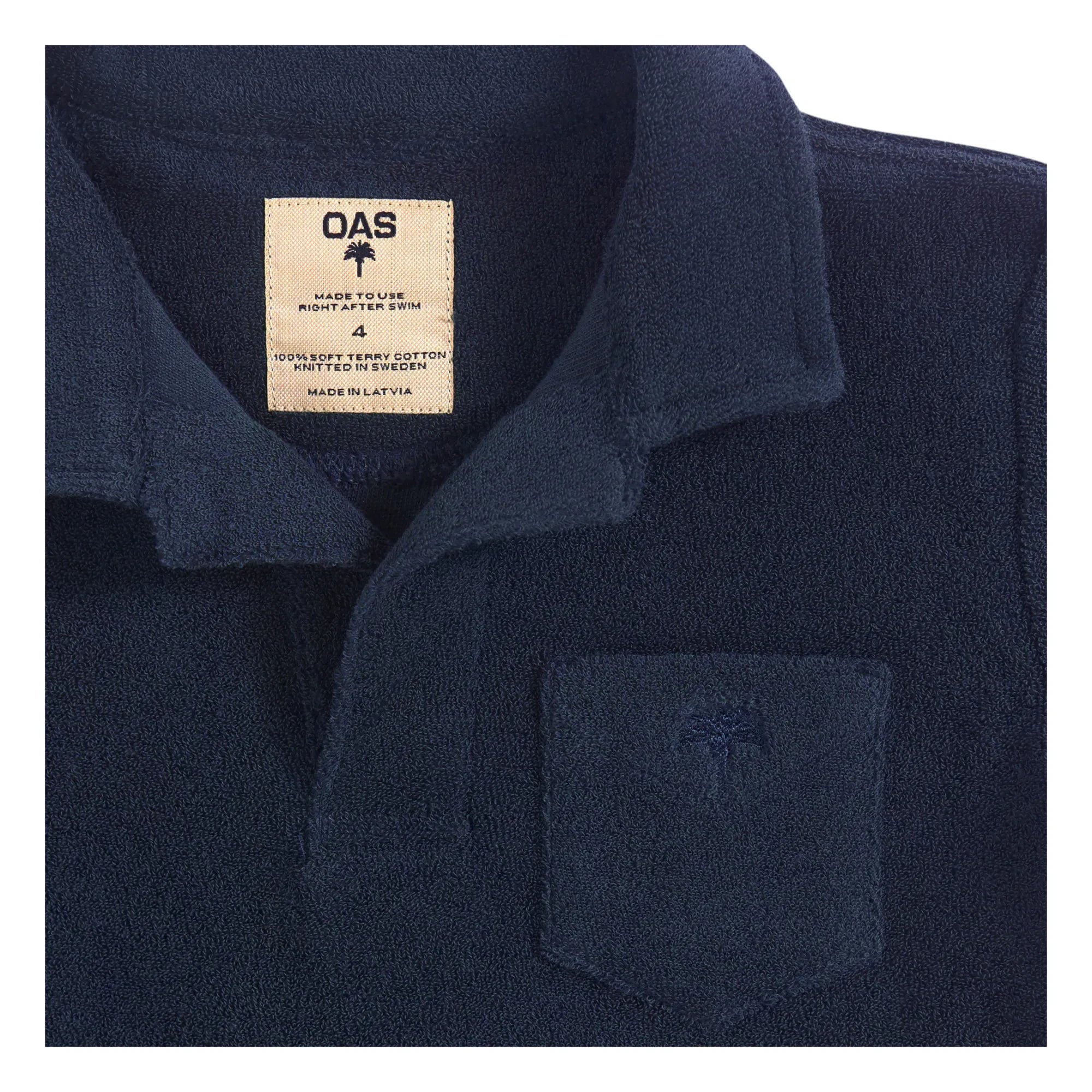 OAS - Polo de rizo | Azul marino