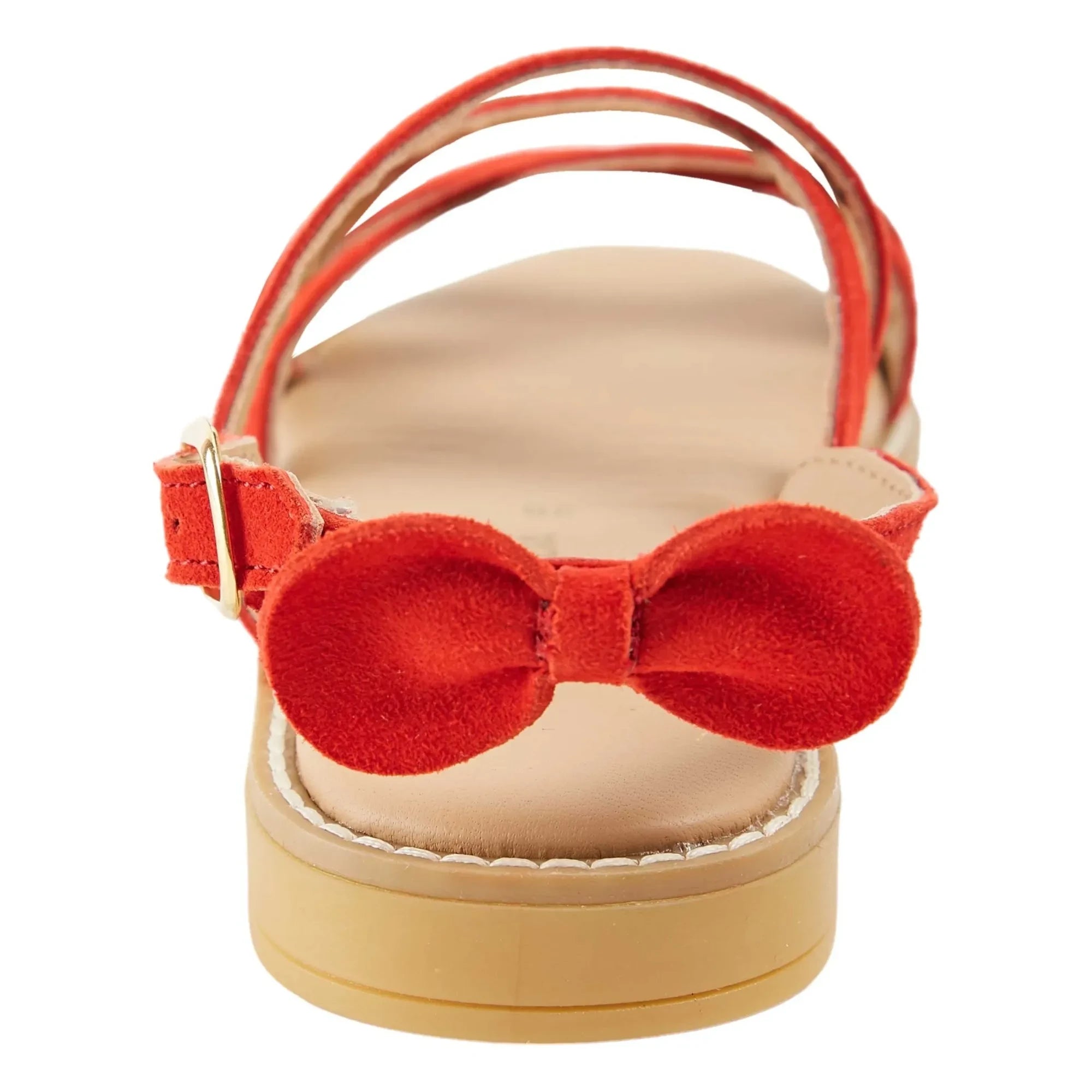 Emile et Ida - Sandalias de piel con tiras cruzadas | Rojo