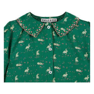 Emile et Ida - Blusa Lapinou | Verde