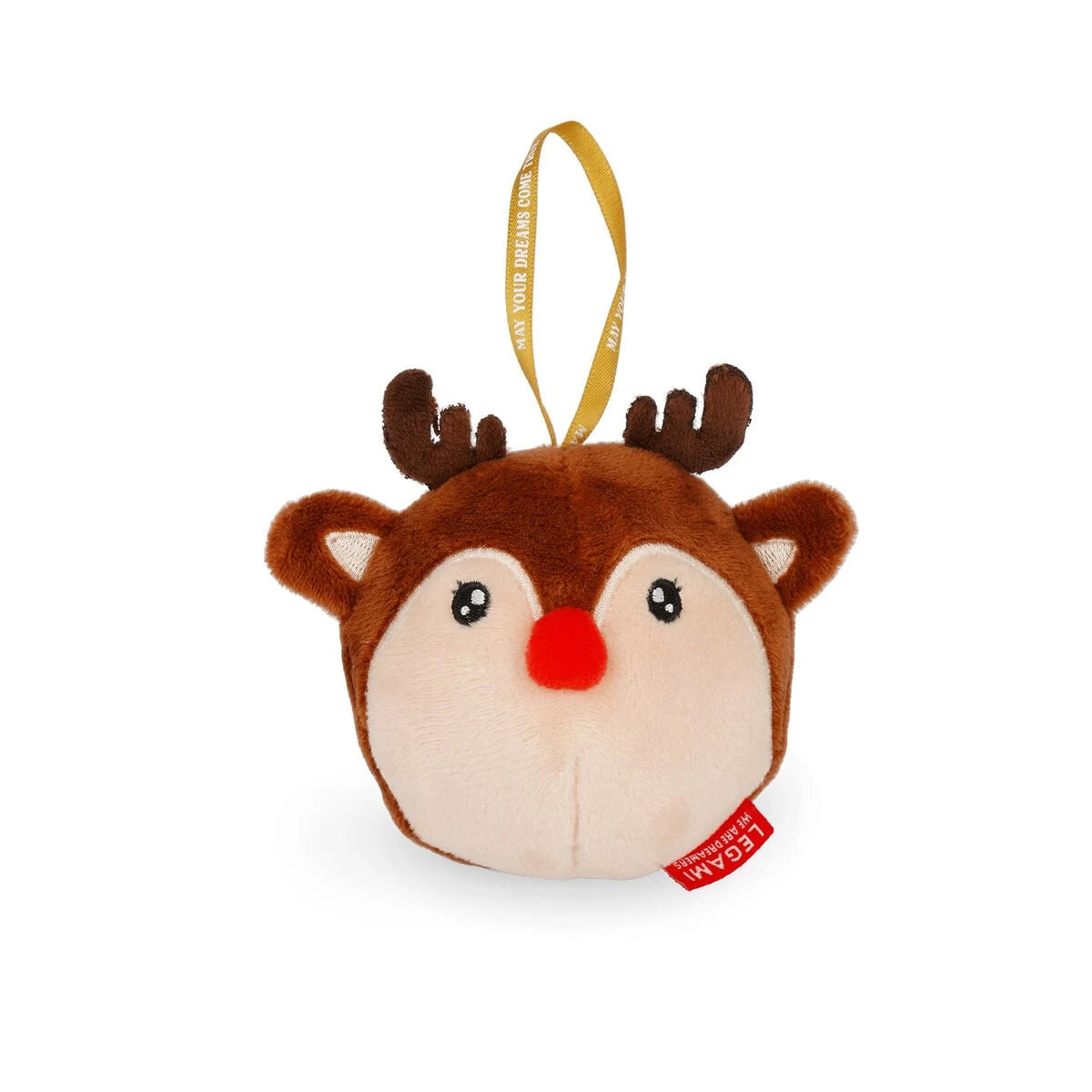 Legami - Juguete de Peluche Decoración Navideña - Reno - Oh-Oh-Ohrnaments