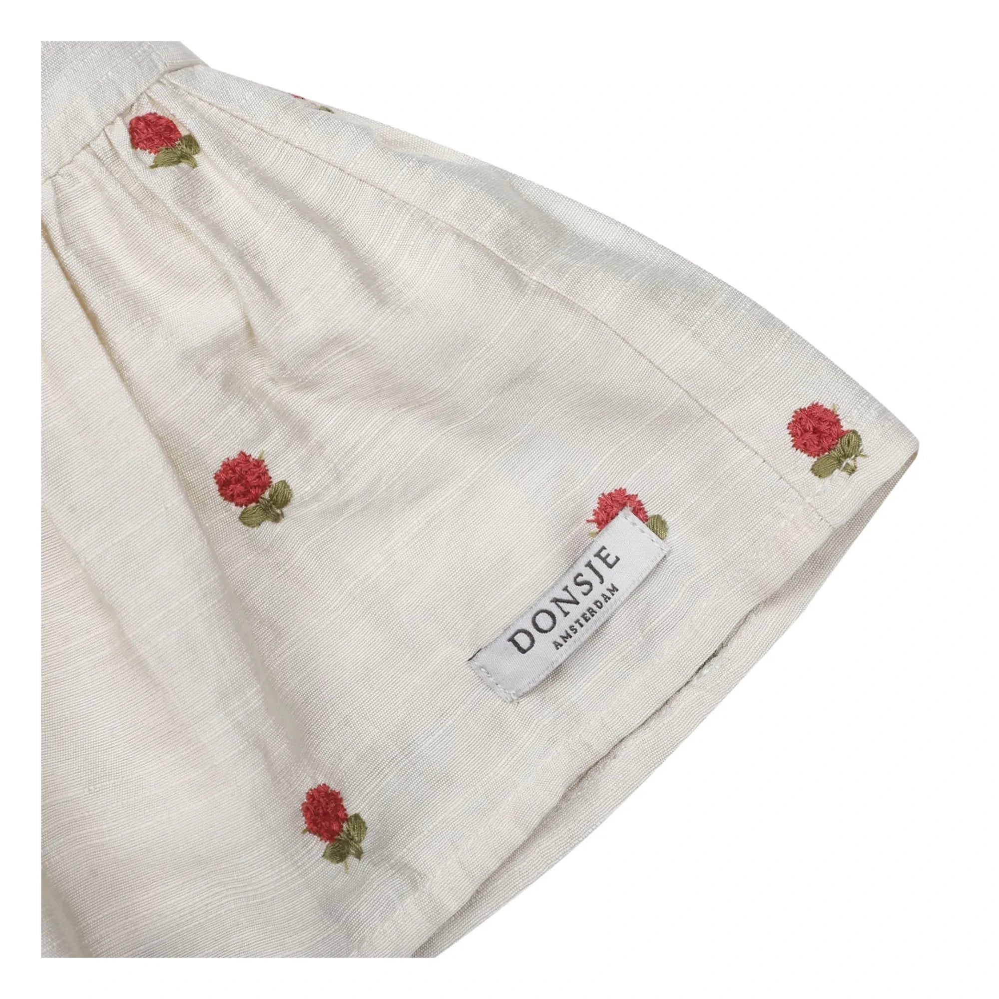 Donsje - Falda Lazie Fleurs Tencel | Crudo