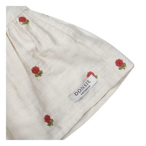 Donsje - Falda Lazie Fleurs Tencel | Crudo