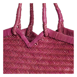 Vipera - Bolso Tote de Cuero Crudelia | Rosa