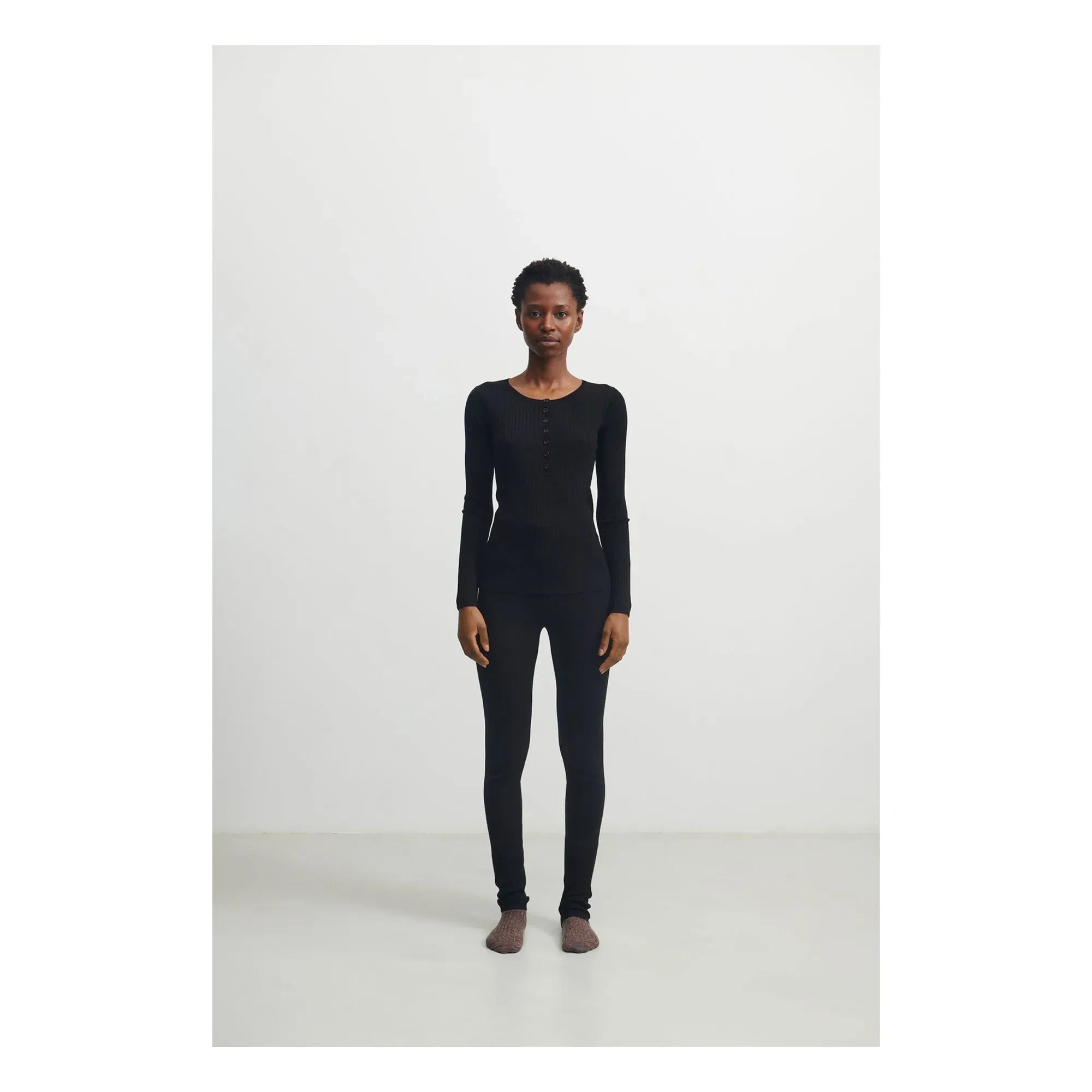 FUB - Mallas de lana merina - Colección Mujer | Negro