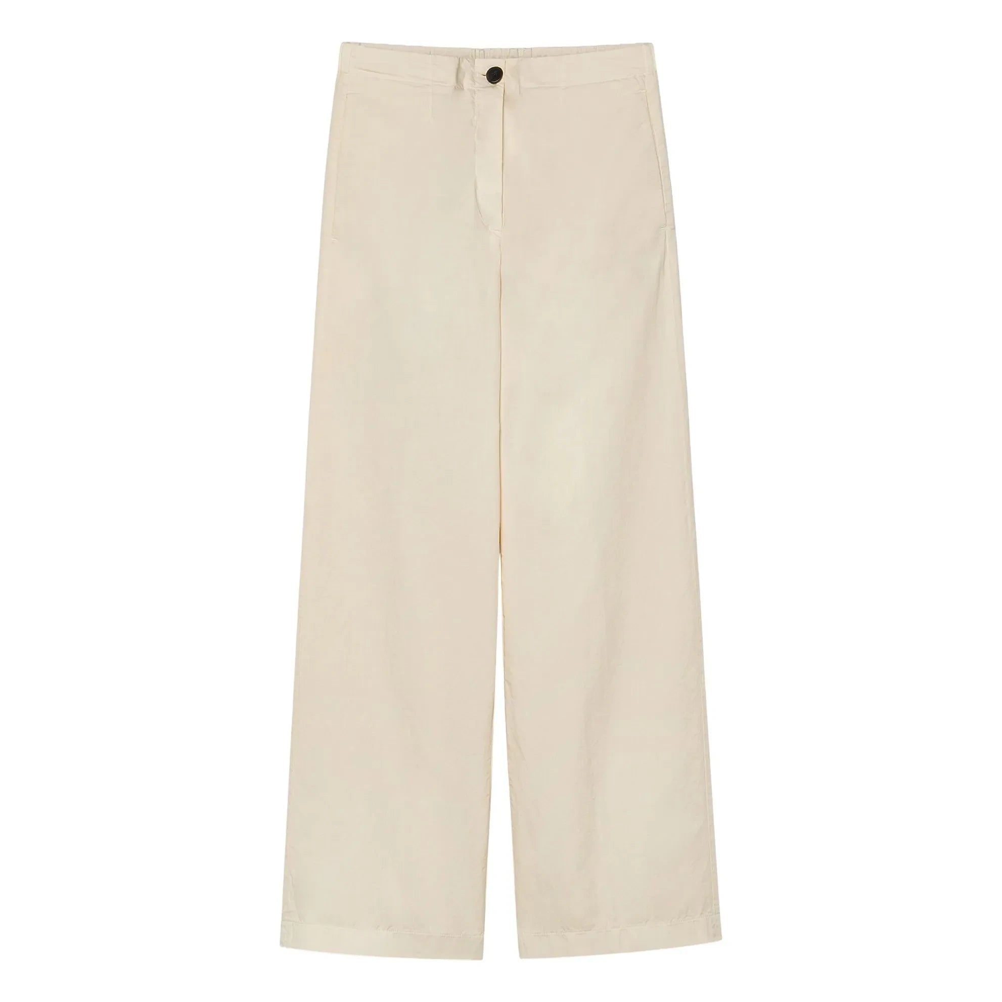 Pomandère - Pantalones de gabardina de algodón | Crema