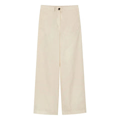 Pomandère - Pantalones de gabardina de algodón | Crema