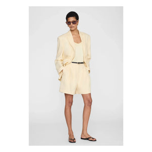 Anine Bing - Top Lea | Amarillo Pálido