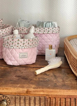 Editions Aimable - Caja de almacenamiento rectangular Paolo | Dragée Rosa Gas