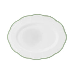 Bitossi - Plato de presentación Petalo | Agua verde