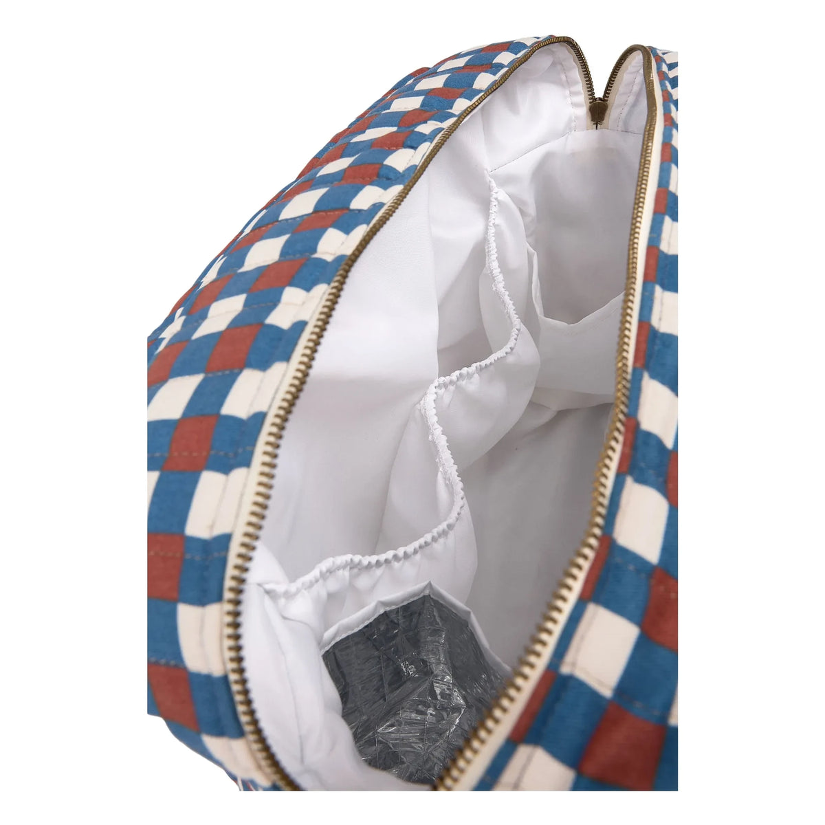Bolso cambiador de bebé Nobodinoz Hyde Park Mozaik | Azul
