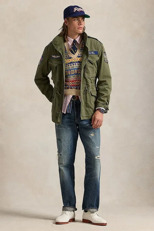 Polo Ralph Lauren Chaqueta de Hombre de Algodón Icnc Fld Jkt Lined Field