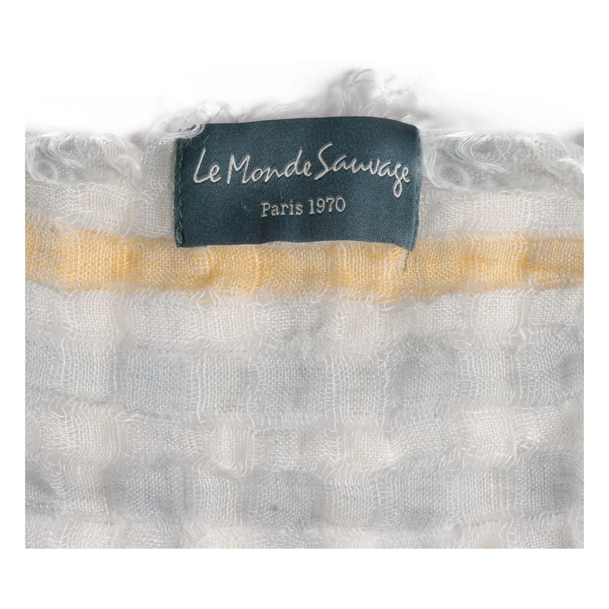 Le Monde Sauvage - Harmattan Key West perde | Azul claro