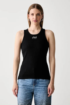Camiseta de tirantes de algodón para mujer Liu Jo