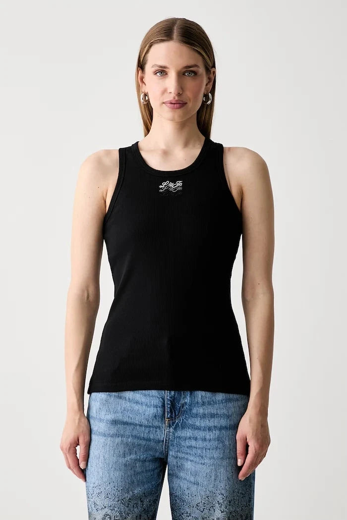 Camiseta de tirantes de algodón para mujer Liu Jo