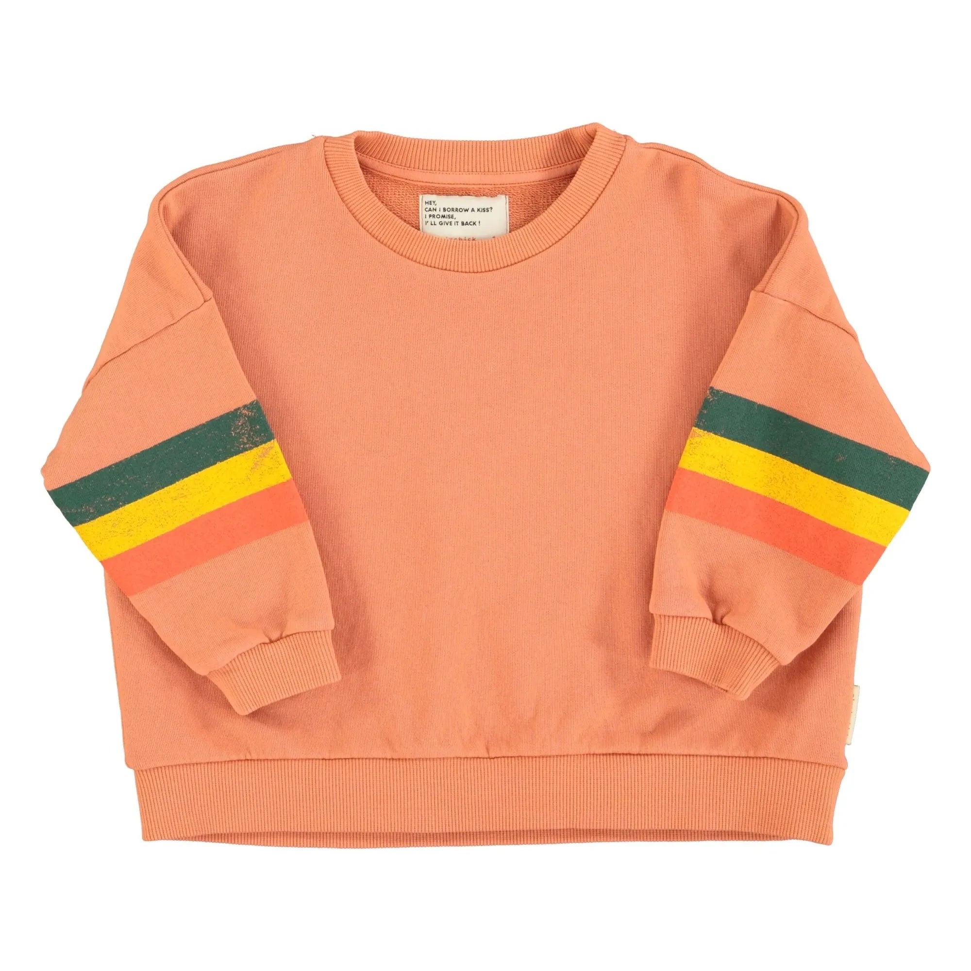 Piupiuchick - Sudadera de algodón orgánico Etoile | Coral