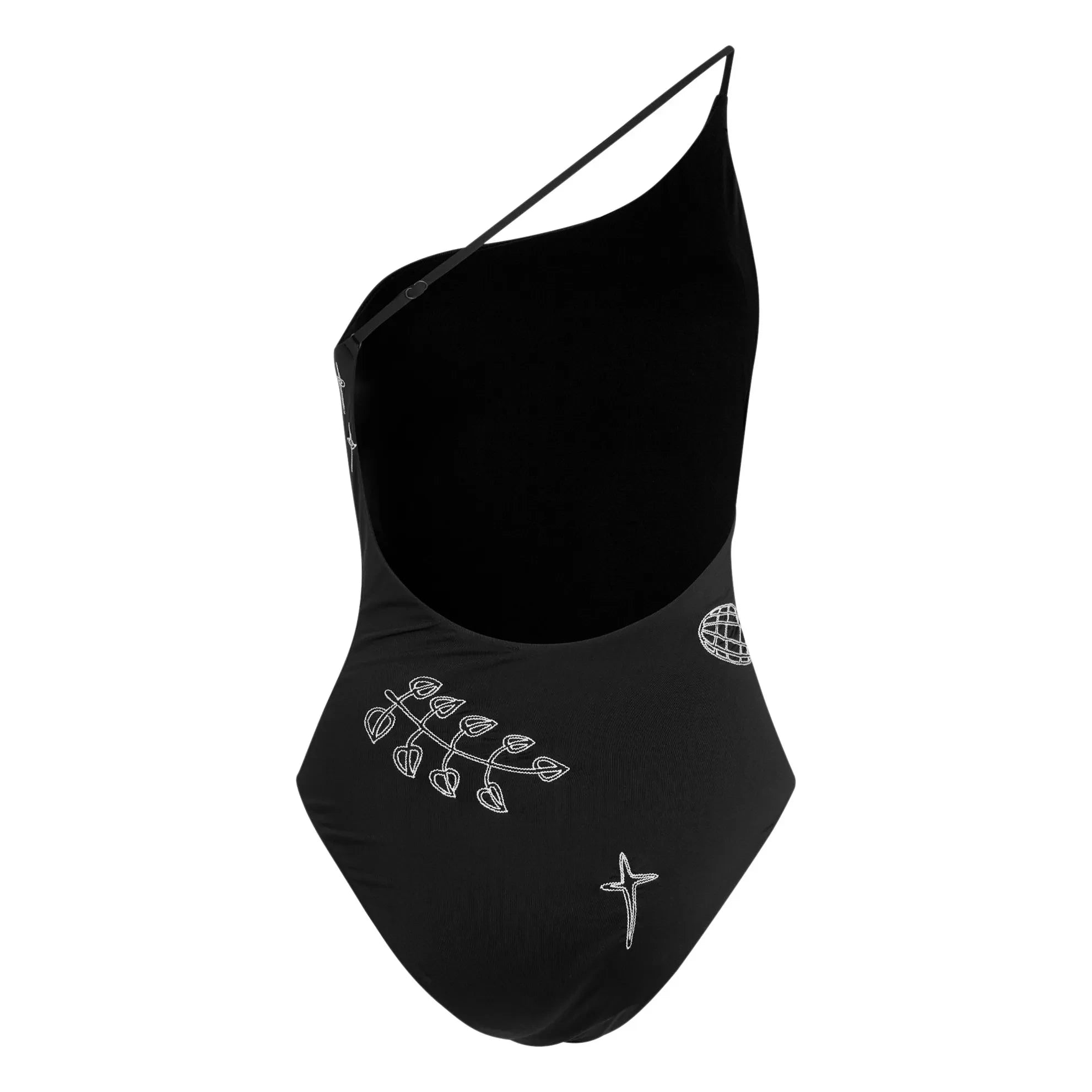 OAS - Traje de baño bordado Tuffo | Negro
