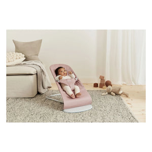 BabyBjörn - Hamaca Bliss de algodón acolchado Pétalo | Rosa