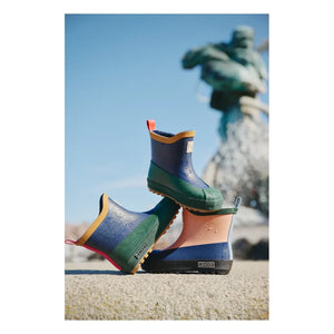 Liewood - Botas de lluvia Isaac con bloques de color | Azul marino
