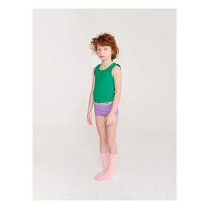 Bobo Choses - Camiseta sin mangas de modal y algodón orgánico con Have Fun Face | Verde