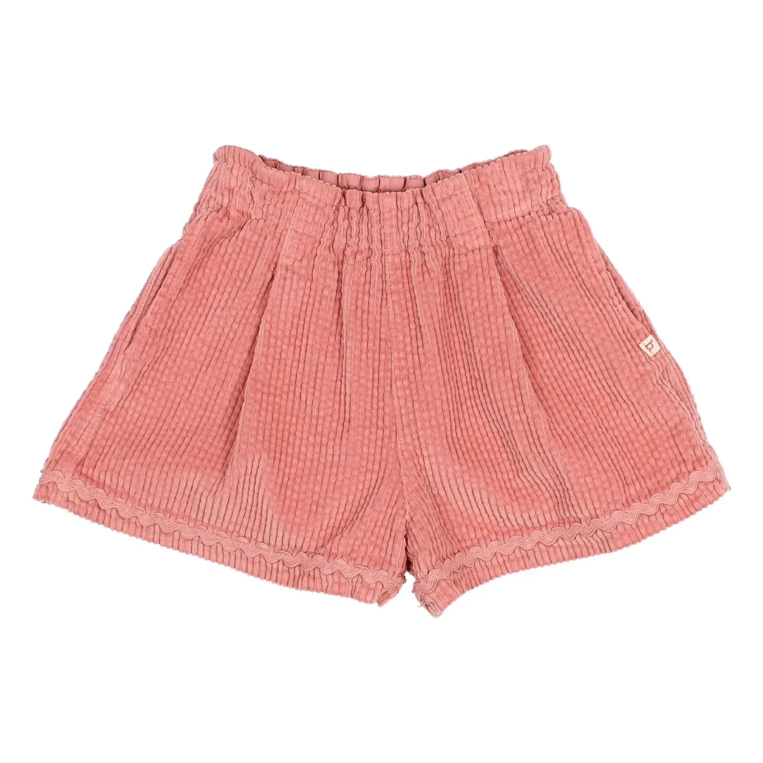 Búho - Pantalón corto de terciopelo | Rosa