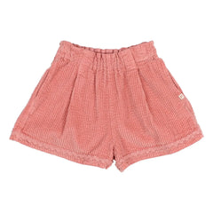 Búho - Pantalón corto de terciopelo | Rosa