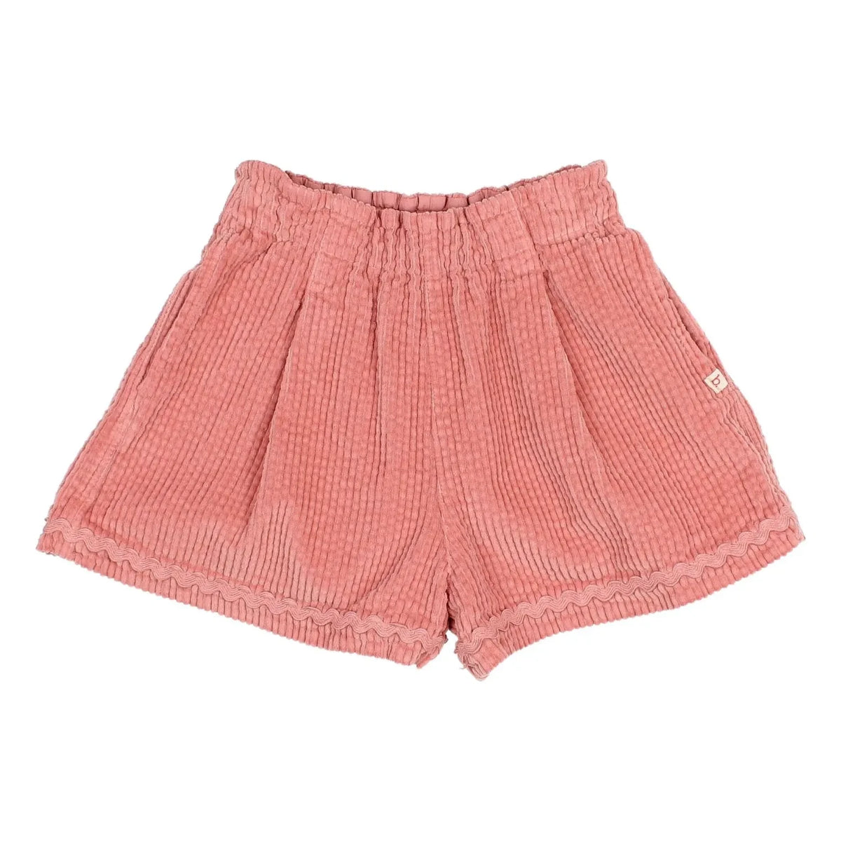 Búho - Pantalón corto de terciopelo | Rosa