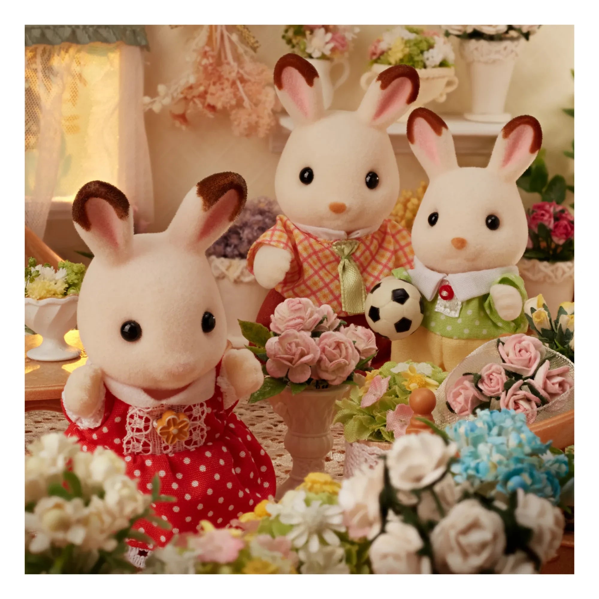 Sylvanian Families - Familia Conejo Chocolate