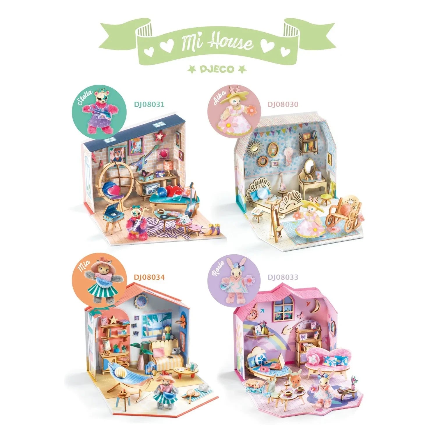 Djeco - DIY Kit - Mi House Olive