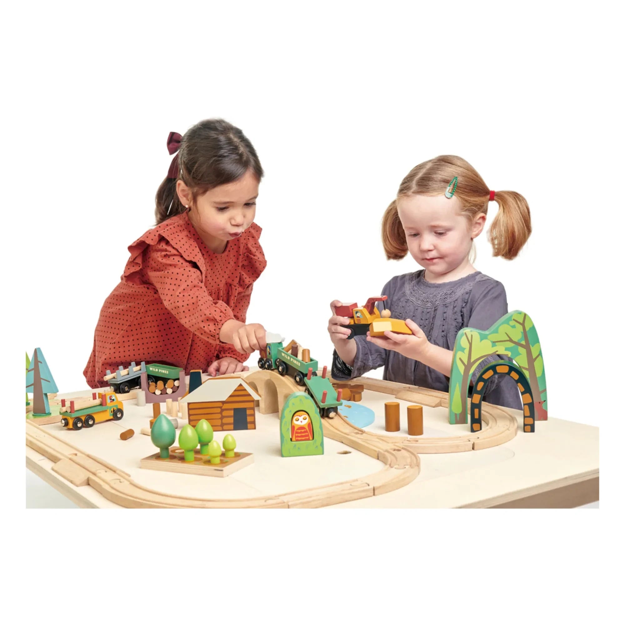 Tender Leaf Toys - Set de Tren de Pino Salvaje