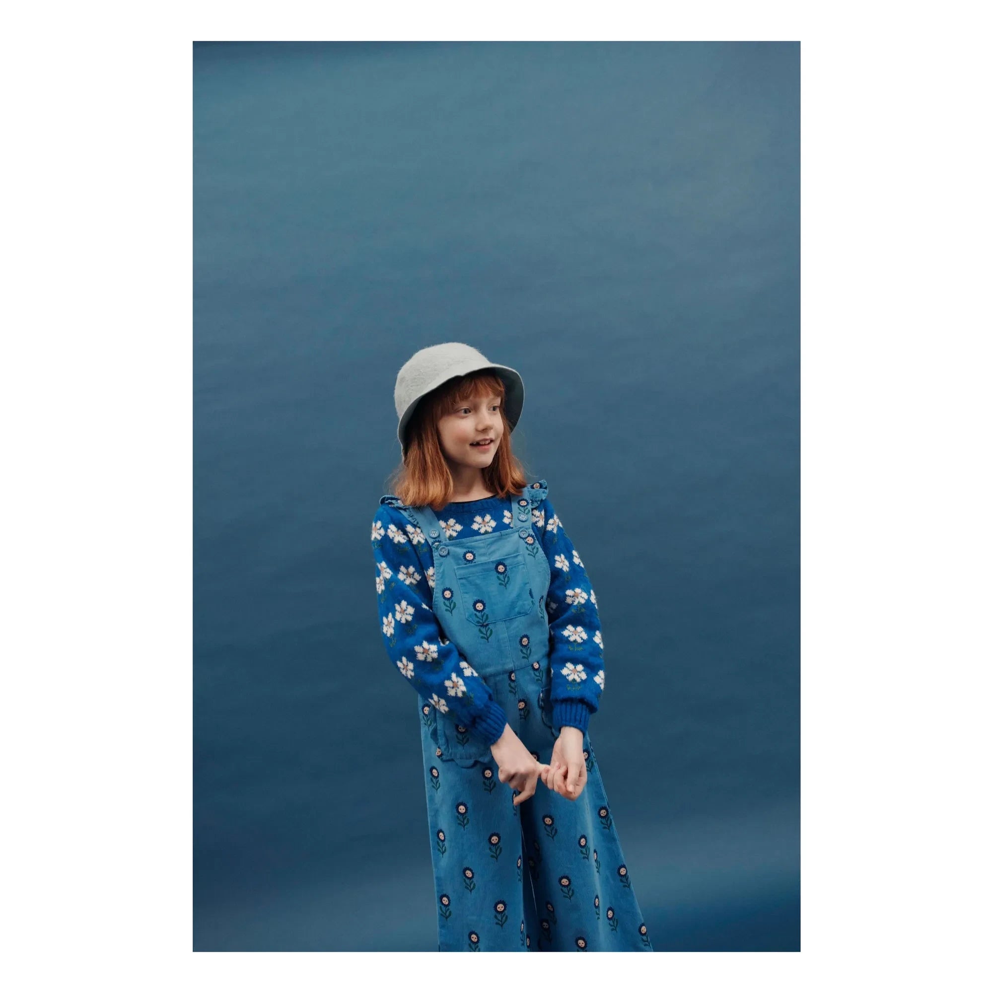 Emile et Ida - Jersey de lana Marguerite | Azul real