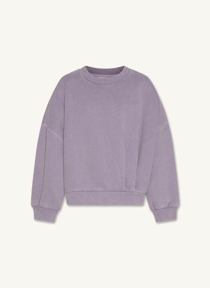 AO76 - Sudadera de Algodón Reciclado Lila