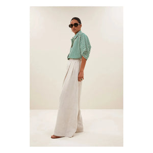 Bar - Pantalón de lino Sef | Crema