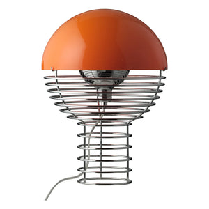Verpan - Lámpara de mesa Wire - Verner Panton | Naranja