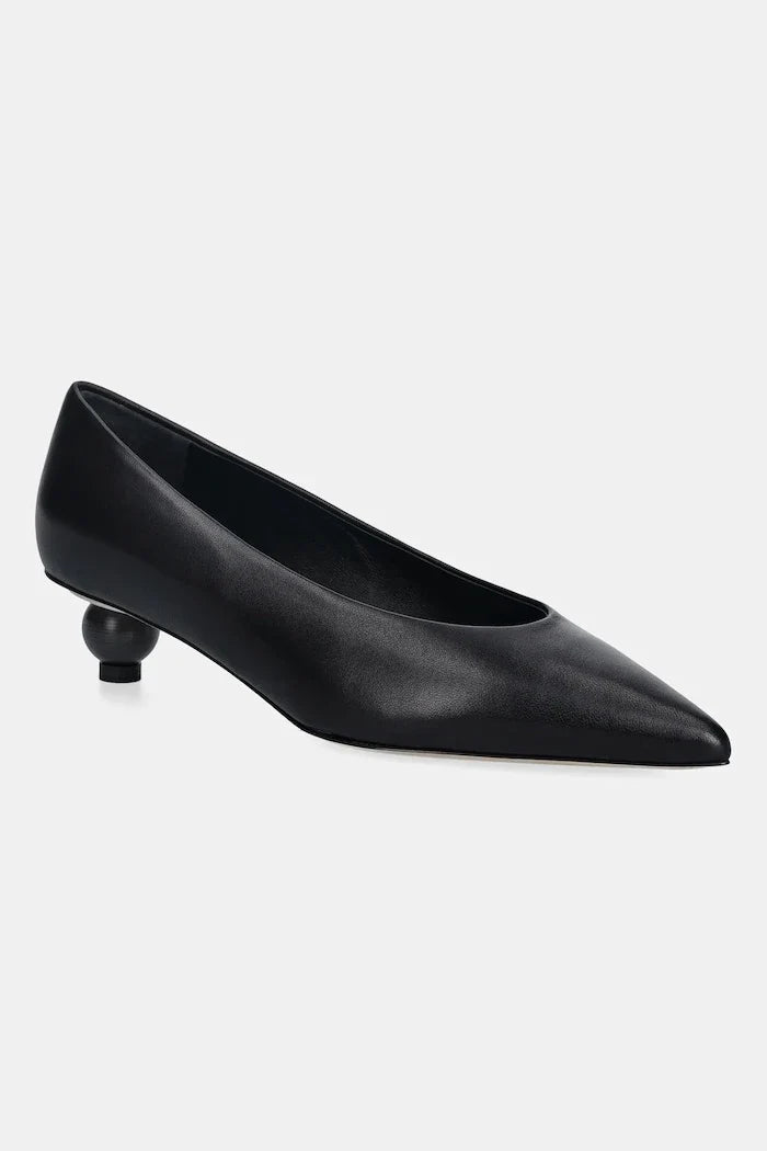 Zapatos de piel de tacón grueso Weekend Max Mara Wkabacini