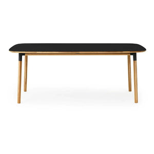 Normann Copenhagen - Mesa Rectangular Form 95x200 cm | Negro