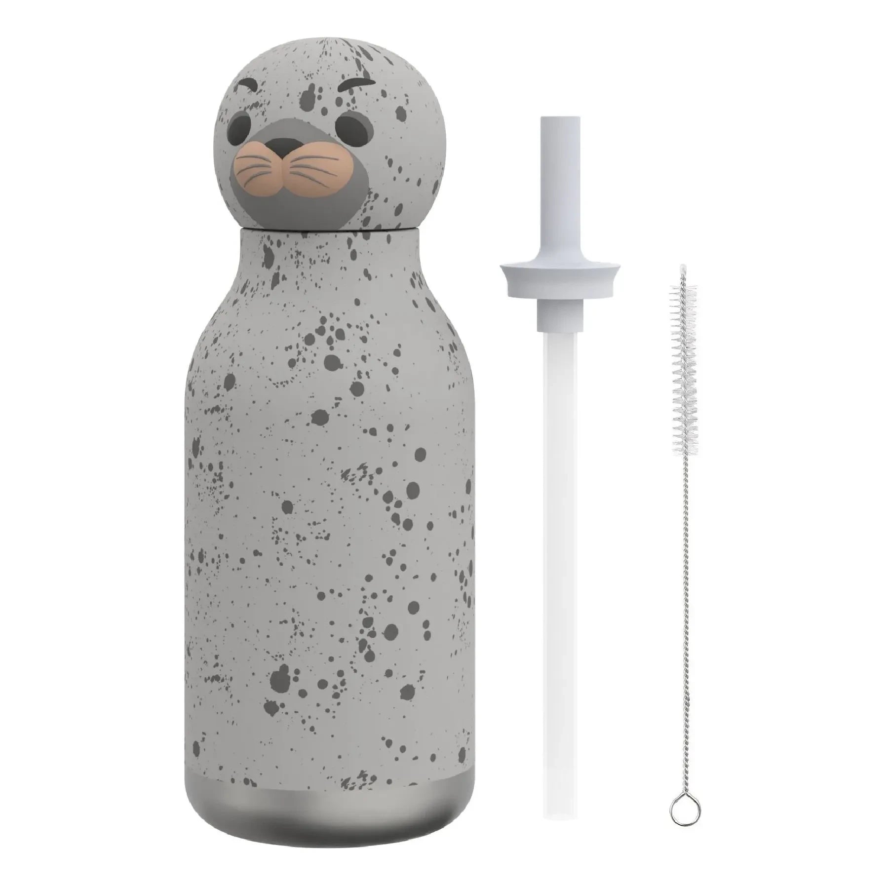 Asobu - Botella de agua de acero inoxidable Otarie | Gris