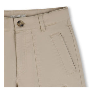 Zadig & Voltaire - Bej gabardin şort