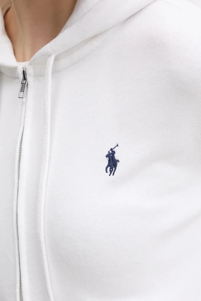 Sudadera con capucha y cremallera de algodón para mujer Polo Ralph Lauren
