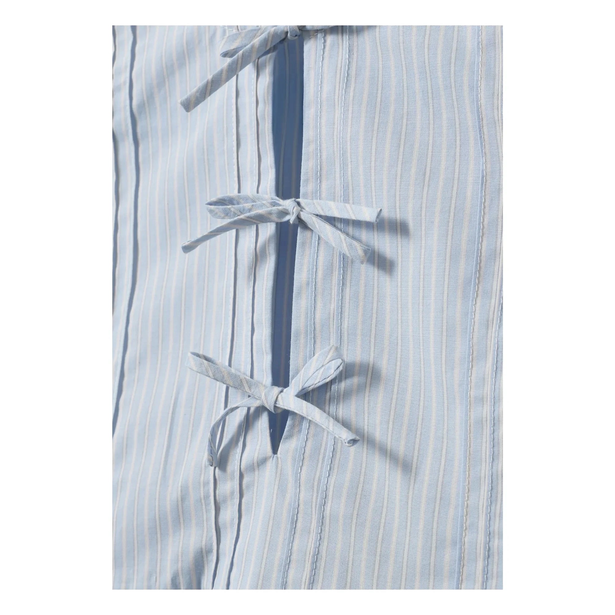 Sofie Schnoor - Blusa Juliette de volantes a rayas | Azul claro