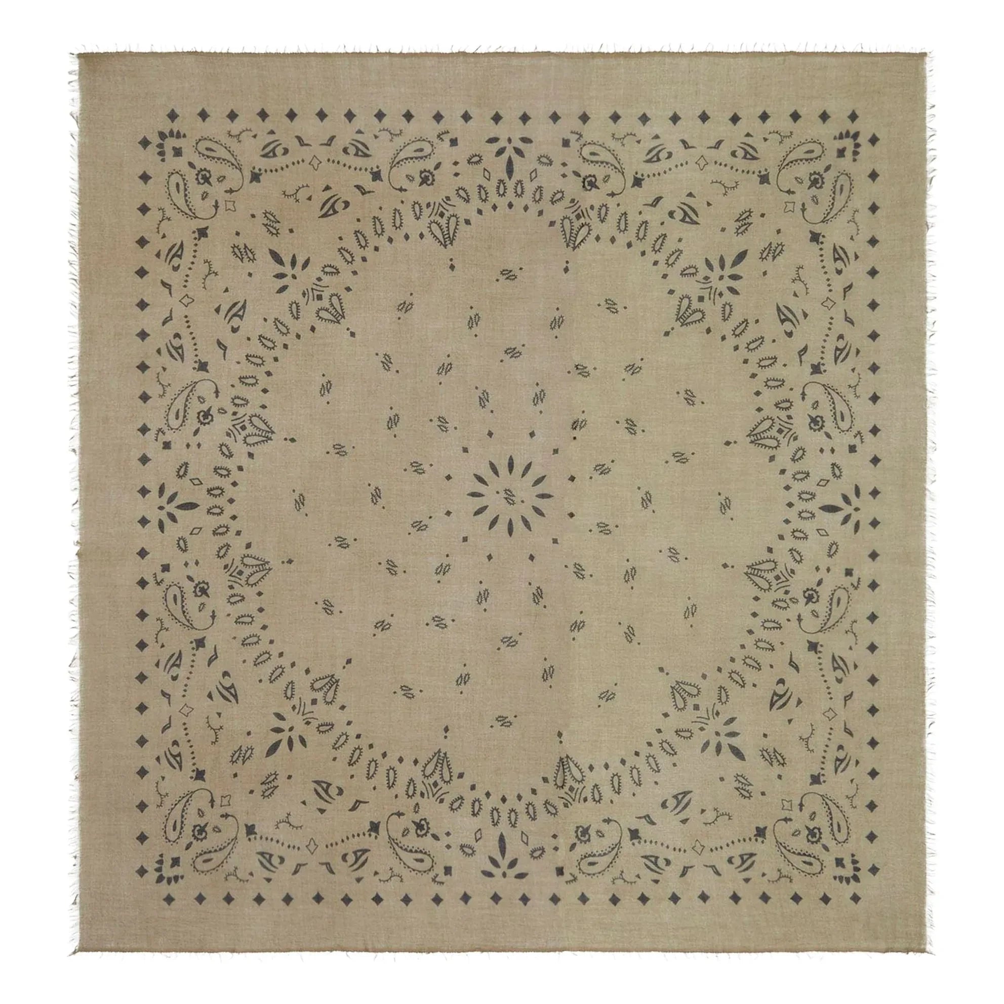 Kujten - Bandana de cachemira Effy | Caqui jaspeado