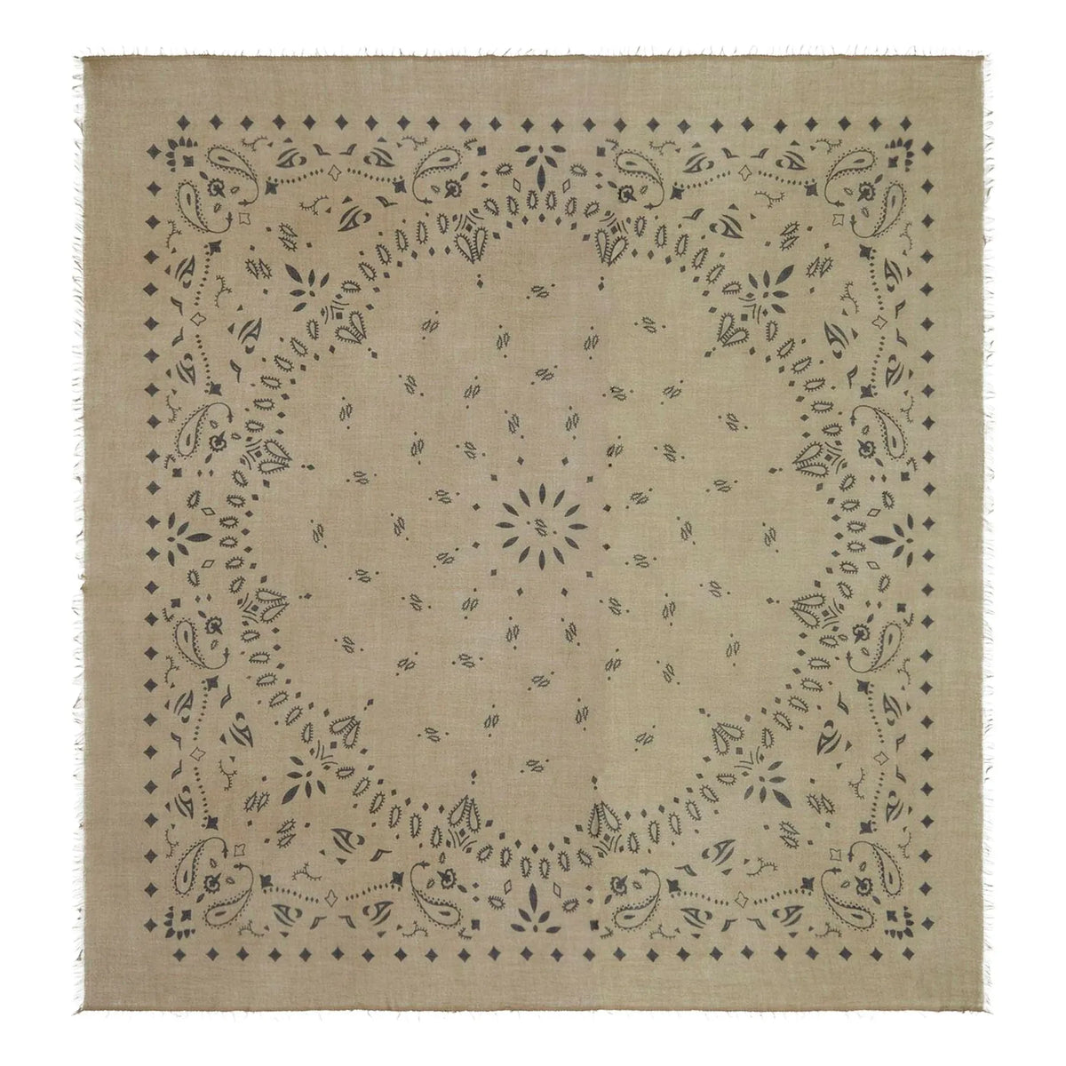 Kujten - Bandana de cachemira Effy | Caqui jaspeado