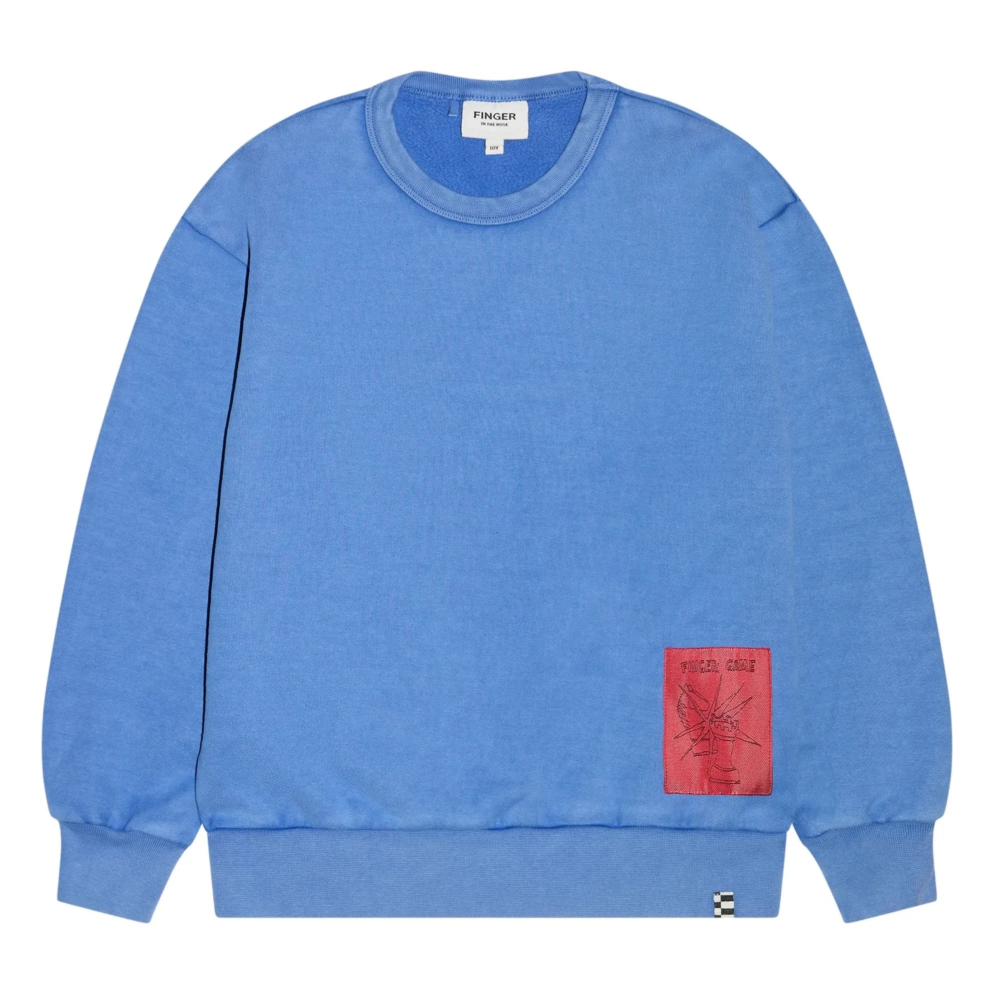 Finger in the nose - Sudadera de algodón orgánico Blow | Azul real
