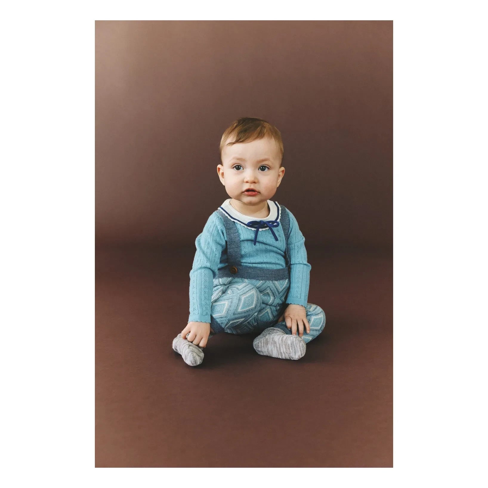 FUB - Mavi Merinos Yünlü Fiyonk Body